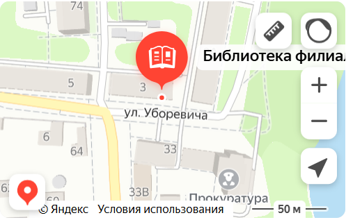 Карта 1 библиотеки
